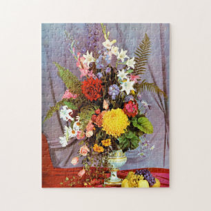 Puzzle Flores y frutas