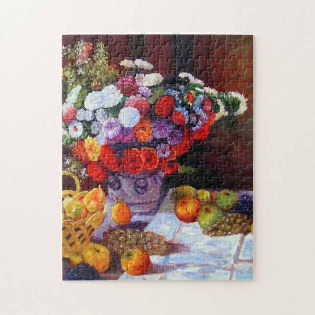 Puzzle Flores y Frutas de Monet (Vertical)