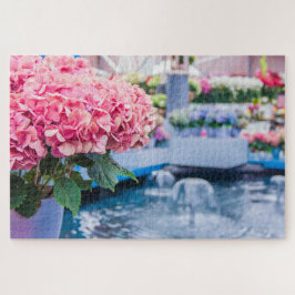 Puzzle Flores y fuente de colores