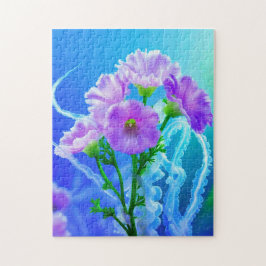 Puzzle Flores y redes de medusas