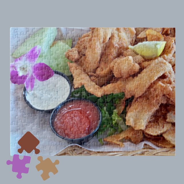 Puzzle Florida Grouper Fingers Sanibel Island Marina (Subido por el creador)