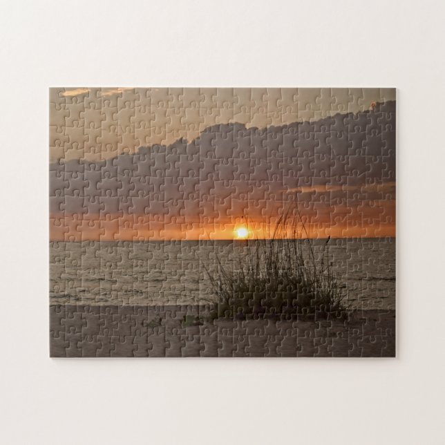 Puzzle Florida Gulf Coast Beach Sunset - 11x14 - 252 pc (Horizontal)