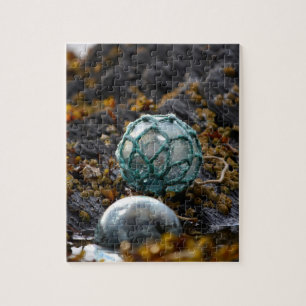 Puzzle Flotador de pesca en charca de marea, Alaska