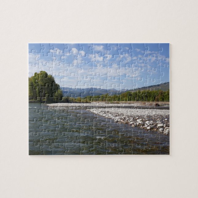 Puzzle Flotando por el río Snake I (Horizontal)