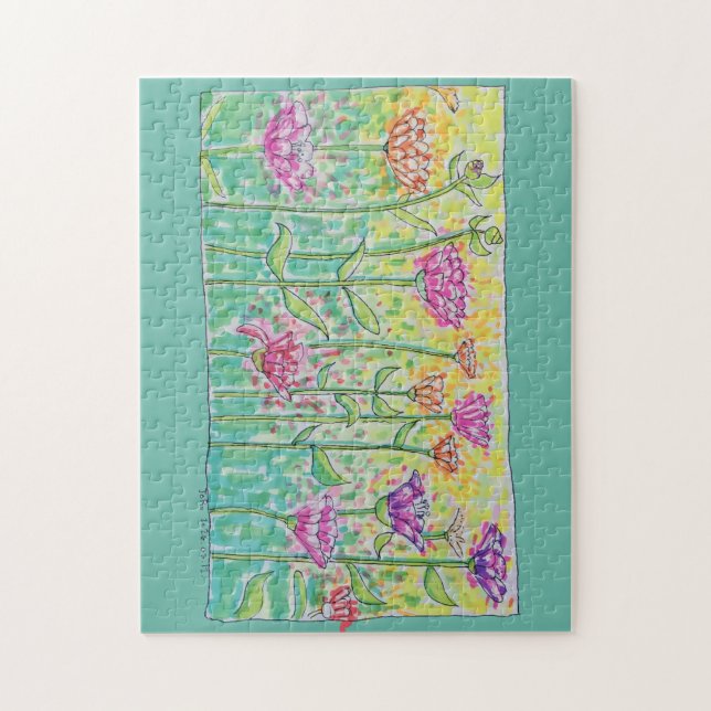 Puzzle Flower Field (Vertical)