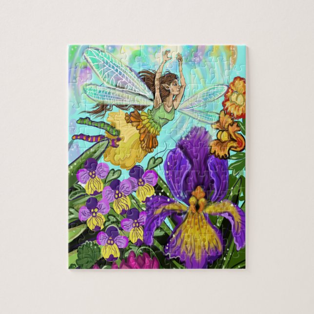 Puzzle Flower Garden Fairy Magic (Vertical)
