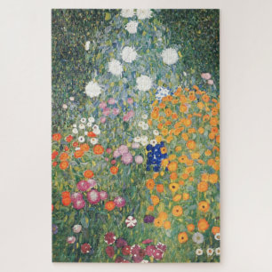 Puzzle Flower Garden Gustav Klimt