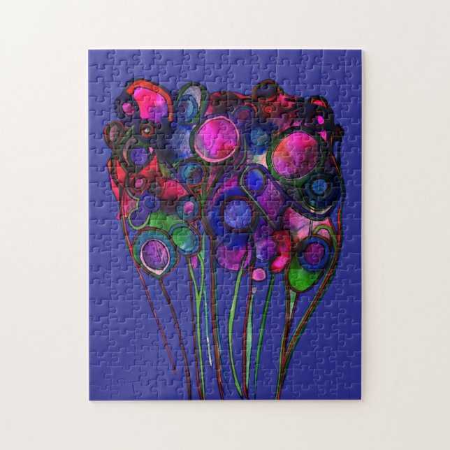 Puzzle Flowers (Vertical)