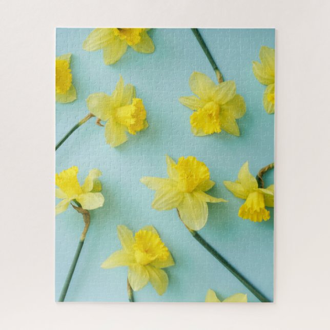 Puzzle Flowers | Yellow Daffodils (Vertical)