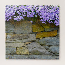 Puzzle Flox morado y rocas