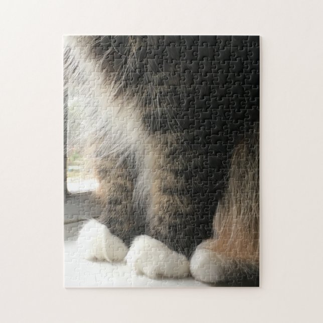 Puzzle Fluffy Cat Paws (Vertical)