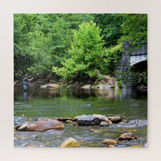 Puzzle Fly Fishing Day Dream - 20x20 (Vertical)