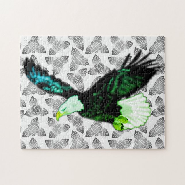 Puzzle Flying de águila - Hermoso - (Horizontal)