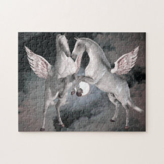 Puzzle Flying Pegasus Fantasy Horse Art