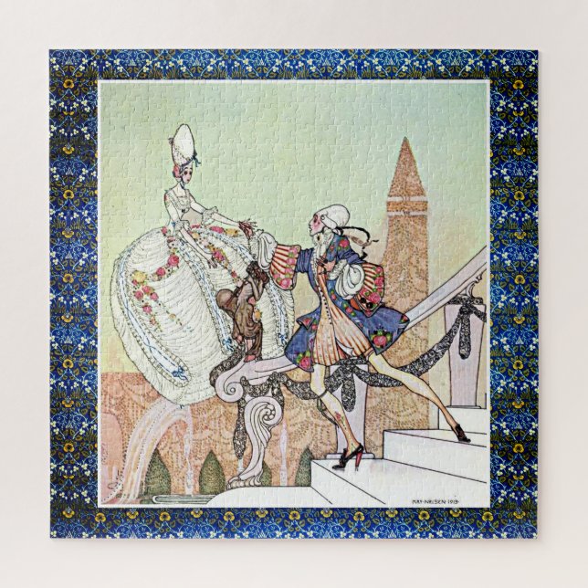 Puzzle Flying princess and shocked prince Kay Nielsen (Vertical)