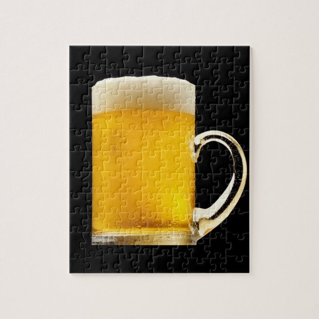 Puzzle Foamy Beer Mug (Vertical)