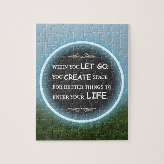 Puzzle Fog and Green Trees (Vertical)