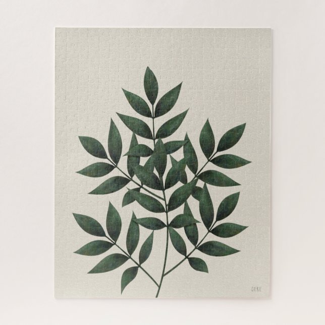 Puzzle Foliage verde | Plantas domésticas (Vertical)