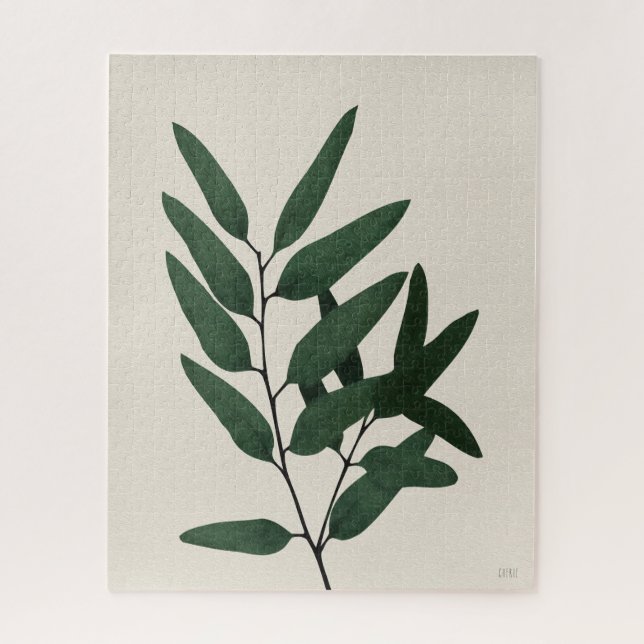 Puzzle Foliage verde | Plantas hermosas (Vertical)