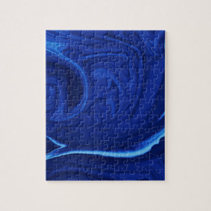 Puzzle Fondo azul cobalto texturizado a mano