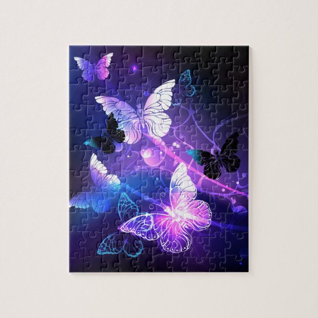 Puzzle Fondo con mariposas nocturnas (Vertical)