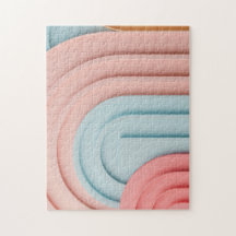 Fondo de arcos en tonos pastel