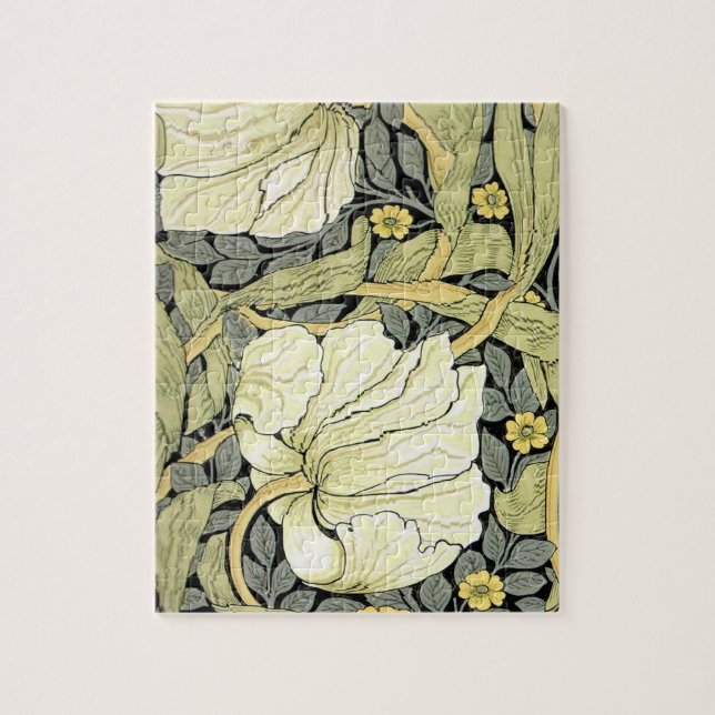 Puzzle Fondo de escritorio floral William Morris Pimperne (Vertical)