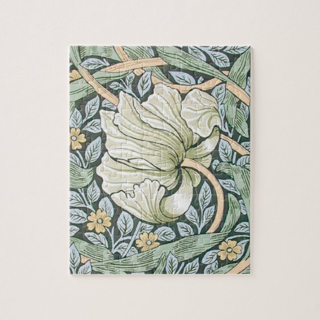 Puzzle Fondo de escritorio floral William Morris Pimperne (Vertical)