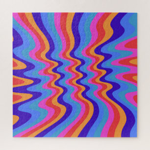 Puzzle Fondo de escritorio Hippie Trippy Retro de los año