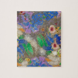 Puzzle Fondo de flores abstractas de Odilon Redon.
