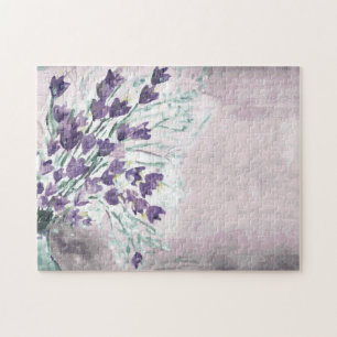 Puzzle Fondo del grunge de la acuarela con las campanas