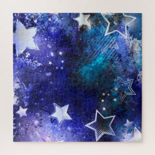 Puzzle Fondo espacial con estrellas