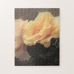 Puzzle fondo floral del vintage del arte en colores en