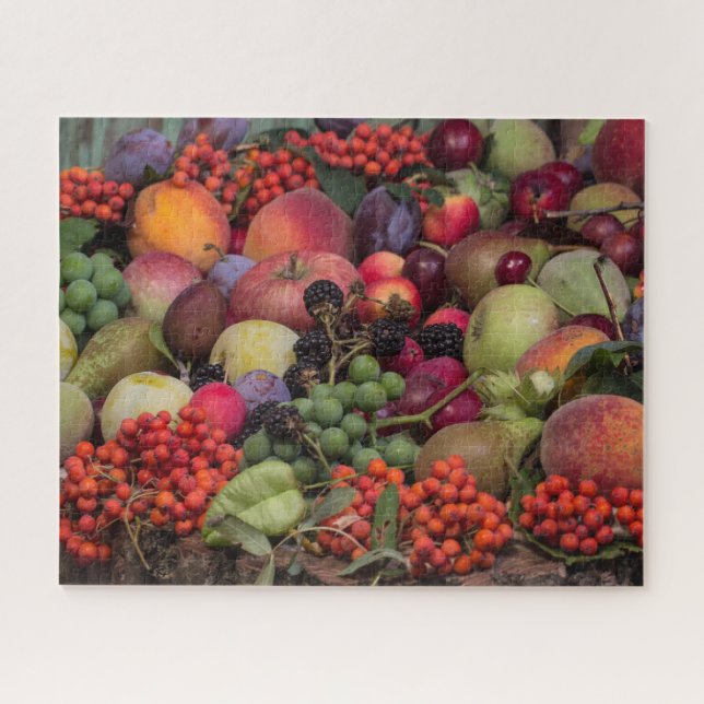 Puzzle Fondo Gráfico de Frutas (Horizontal)
