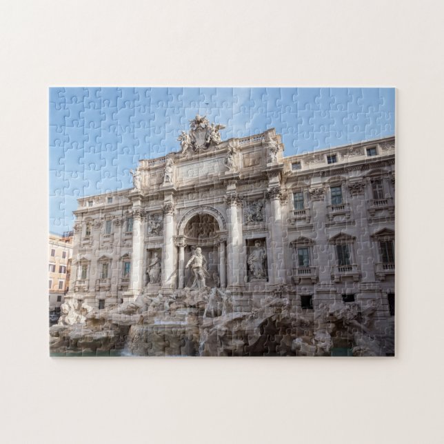 Puzzle Fontana de Trevi a primera hora de la mañana - Rom (Horizontal)