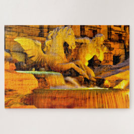 Puzzle Fontana de Trevi Roma.