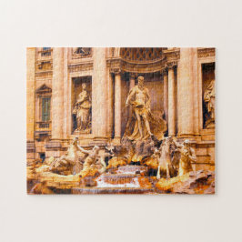 Puzzle Fontana de Trevi Roma.
