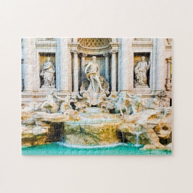 Puzzle Fontana di Trevi - Roma, Italia - 11x14 - 252 pcs. (Horizontal)