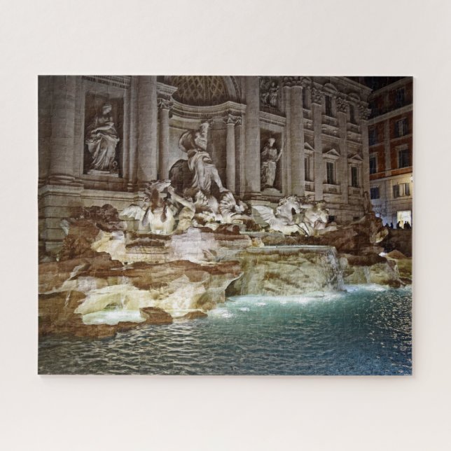 Puzzle Fontana di Trevi - Roma, Italia - 16x20 - 520 pcs (Horizontal)