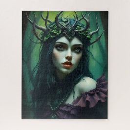 Puzzle Forest Dryad Queen - Mystical Nature Fantasy