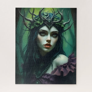 Puzzle Forest Dryad Queen - Mystical Nature Fantasy