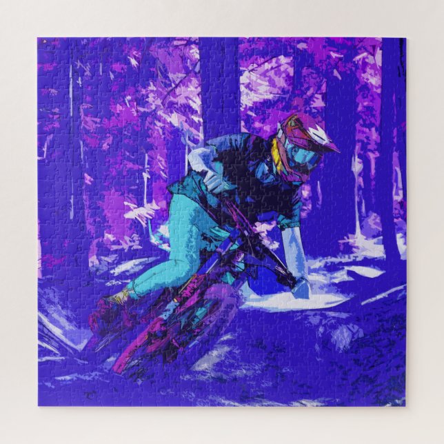 Puzzle Forestal - Racer BMX (Vertical)