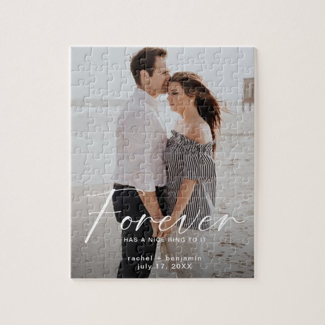 Puzzle Forever tiene un bonito anillo Photo Engagement Mo (Vertical)