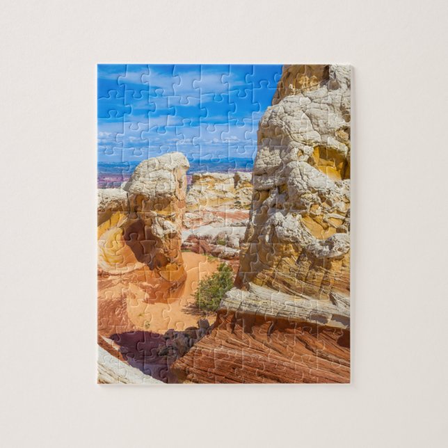 Puzzle Formaciones de roca del acantilado Vermilion (Vertical)
