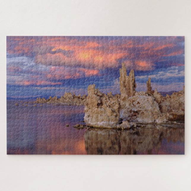 Puzzle Formaciones de Tufa en el lago Mono (Horizontal)