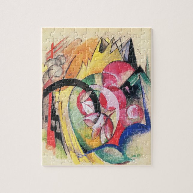 Puzzle Formas abstractas (también denominadas flores colo (Vertical)