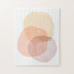 Puzzle Formas de acuarela pastel abstractas minimalistas<br><div class="desc">Rompecabezas de las formas de acuarela pasteles abstractas minimalistas</div>
