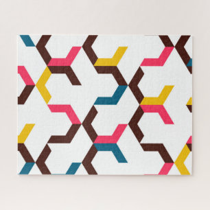 Puzzle Formas de flecha de chevron coloridas, modernas y 