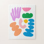 Puzzle Formas geométricas coloridas y modernas abstractas<br><div class="desc">Esta divertida obra de arte presenta formas geométricas abstractas y coloridas en una paleta de colores vivos y extravagantes de color violeta,  rosa,  verde,  azul,  rosa,  amarillo y naranja.</div>