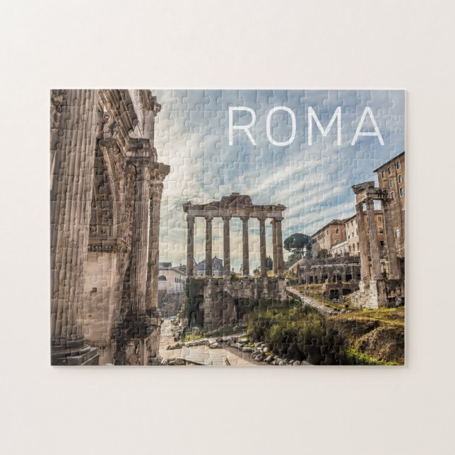 Puzzle Foro de Roma Romanum Italia Holiday Souvenir (Horizontal)
